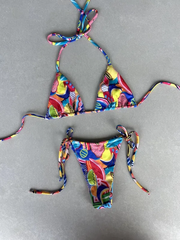 Art Print Hawaiian Vacation Bikini